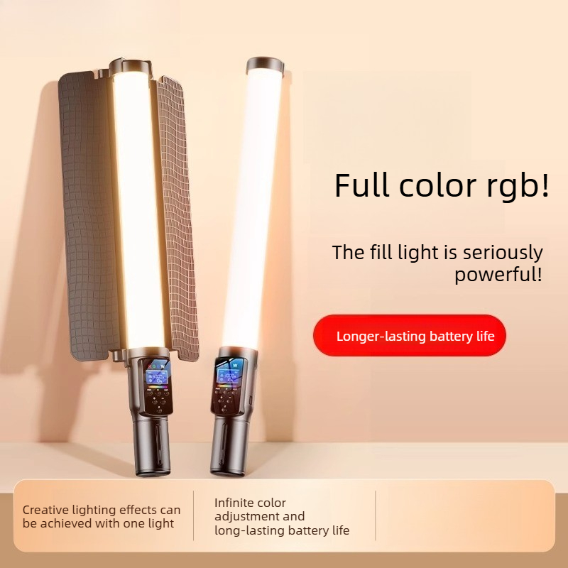 Photography And Videography Lighting - Tongkat Lampu Isi RGB Genggam –
