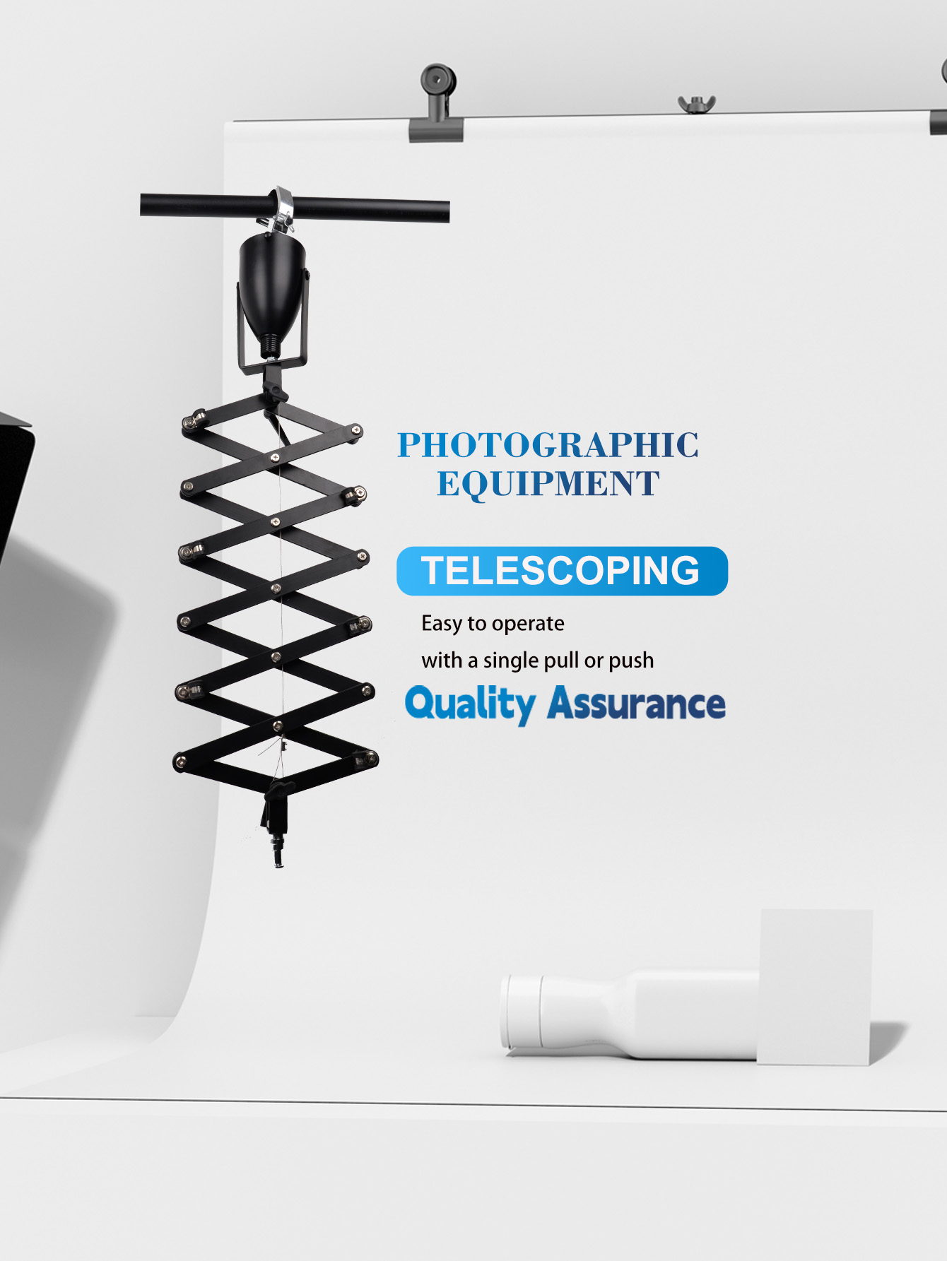 Photography Studio Lighting Set Up - Kait Penyangga Lampu Fotografi yang Dapat