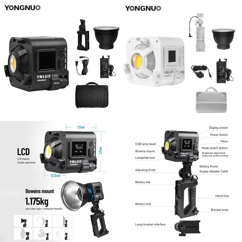 Photography With Lighting - YONGNUO YNLUX100 100W 3200K-5600K Lampu Video