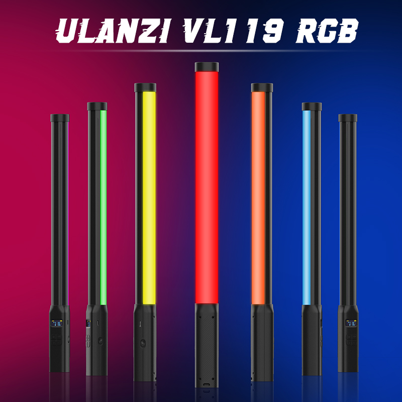 Photography Lighting Stick - Ulanzi VL119 Lampu Stik Warna-warni RGB