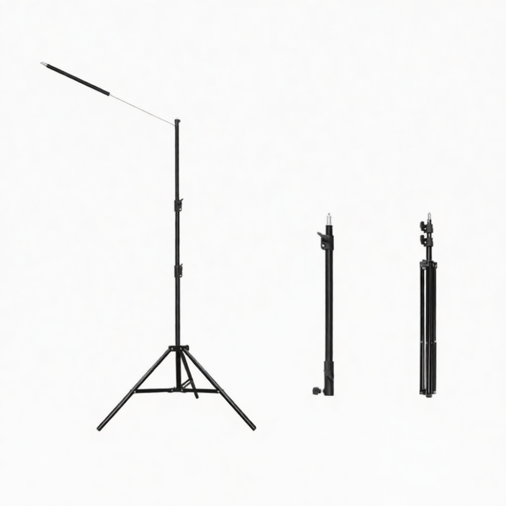 Photography Studio Lighting Set Up - Penyangga Lampu Fotografi Profesional, Braket Lantai,