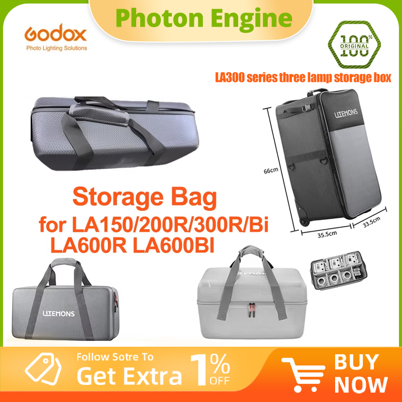Photography With Lighting - Tas Penyimpanan Lampu Fotografi GODOX untuk