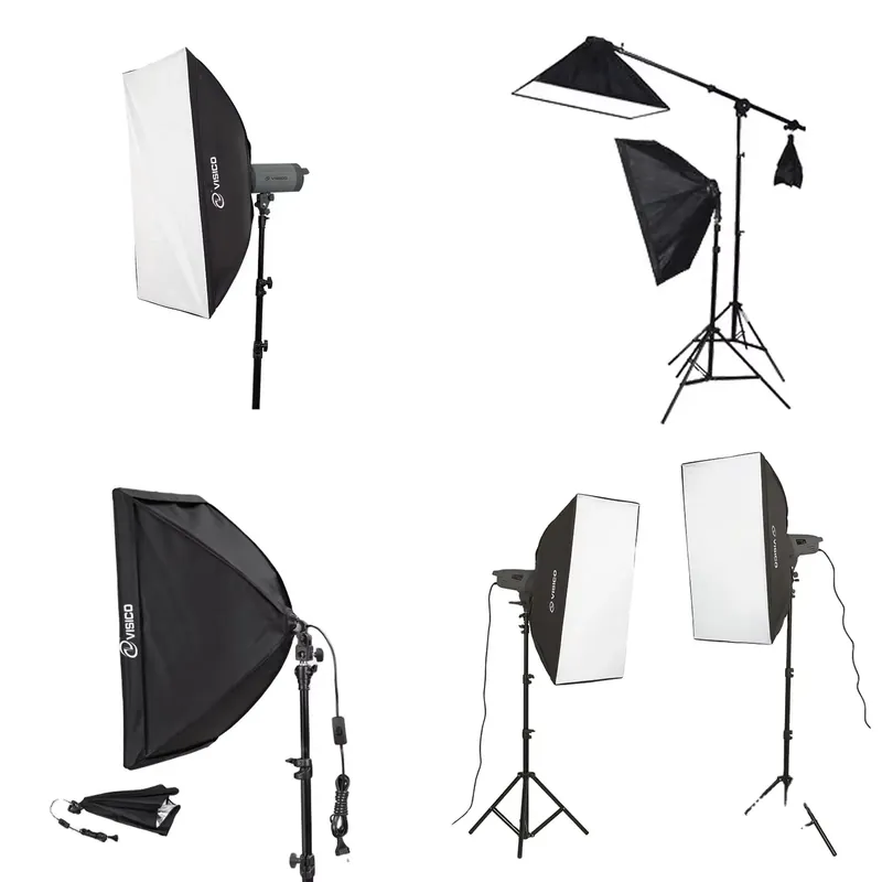 Photography Lighting Softbox - Studio Foto Portabel Berkualitas Tinggi, Speedlight,