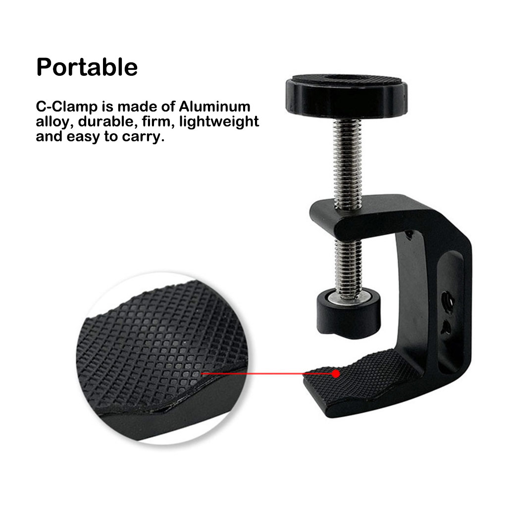 Photography Types Of Lighting - Penjepit Berbentuk C dari Paduan Aluminium