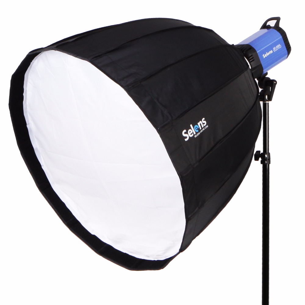 Photography Studio Lighting Set Up - Softbox Reflector Payung Heksadekagon 90cm Lipat