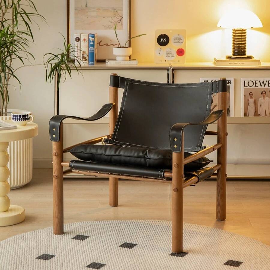 Photography Lighting At Home - Kursi Santai Kayu Mewah Gaya Nordic