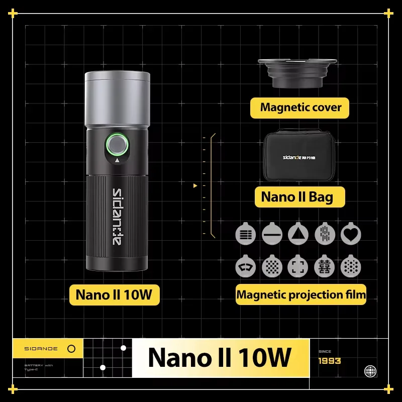 Photography And Videography Lighting - SIDANDE NANOII 10W Lampu Flash Videografi