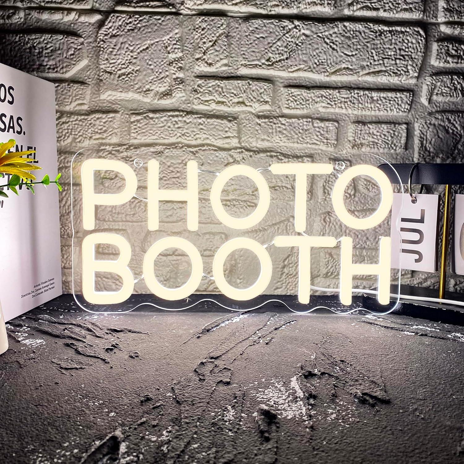 Photography Lighting Wedding Reception - Lampu Neon Photo Booth, Lampu LED
