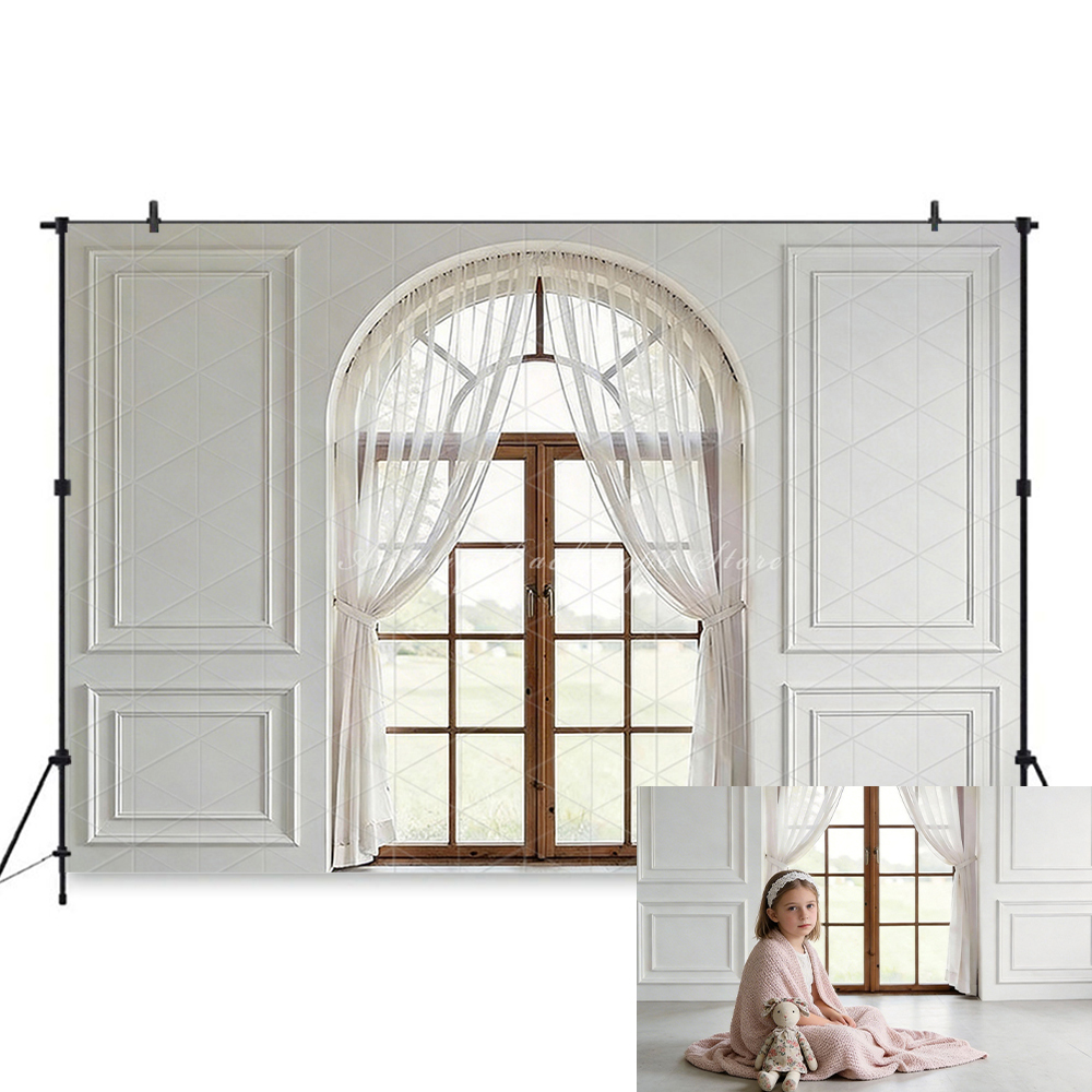 Tirai Tipis Penyaring Cahaya J - Photography Lighting White Background ulasan dan harga