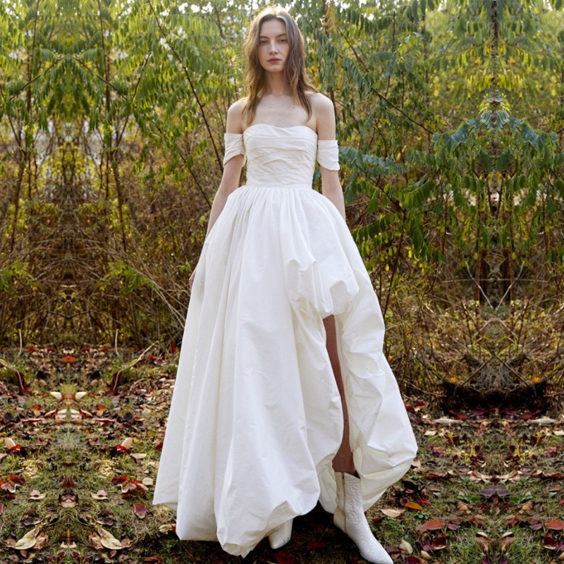 Gaun Pengantin Sederhana Tanpa - Photography With Lighting ulasan dan harga