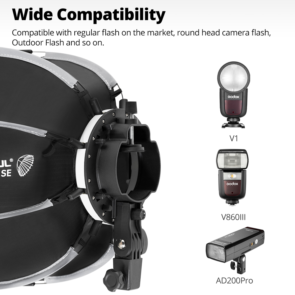 AMBITFUL PF30/PF40 30cm /40cm  - Photography Lighting Softbox ulasan dan harga