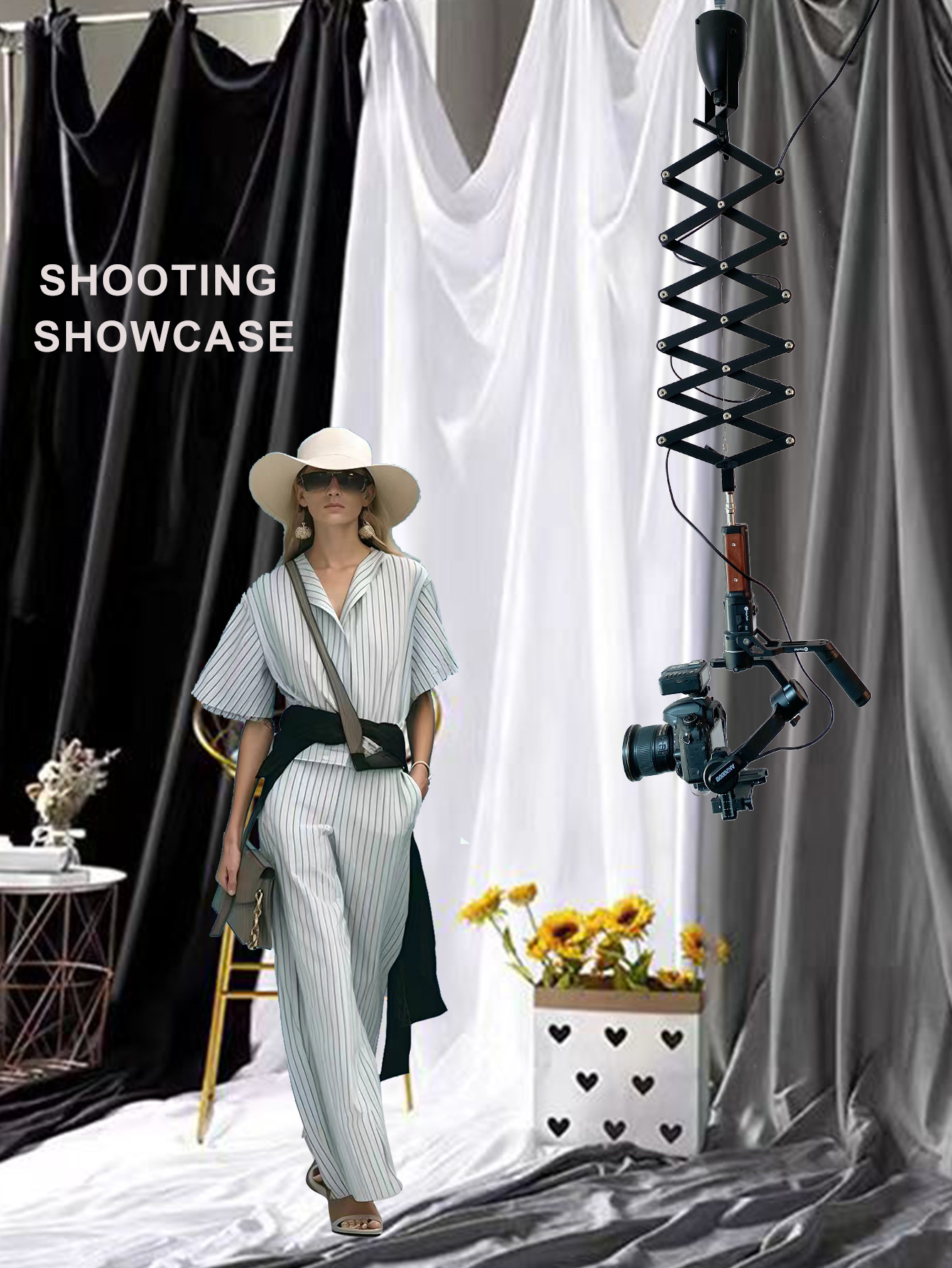 Kait Penyangga Lampu Fotografi - Photography Studio Lighting Set Up ulasan dan harga