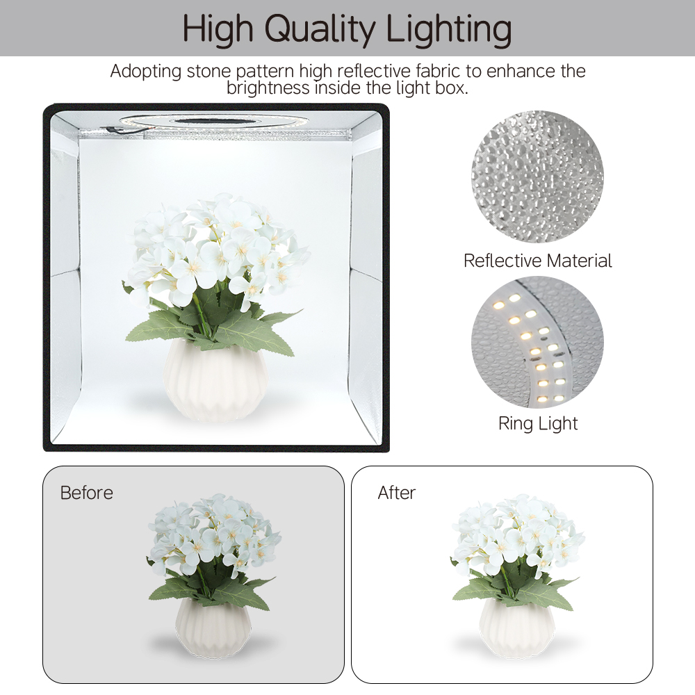 Studio Foto Lightdow, Kotak Pe - Photography Lighting Tent ulasan dan harga