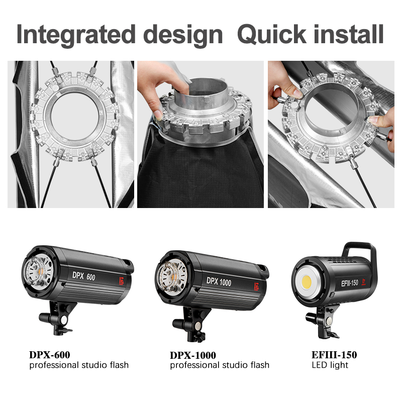 JINBEI KE- 60x90cm Kit Pencaha - Photography Studio Lighting Set Up ulasan dan harga