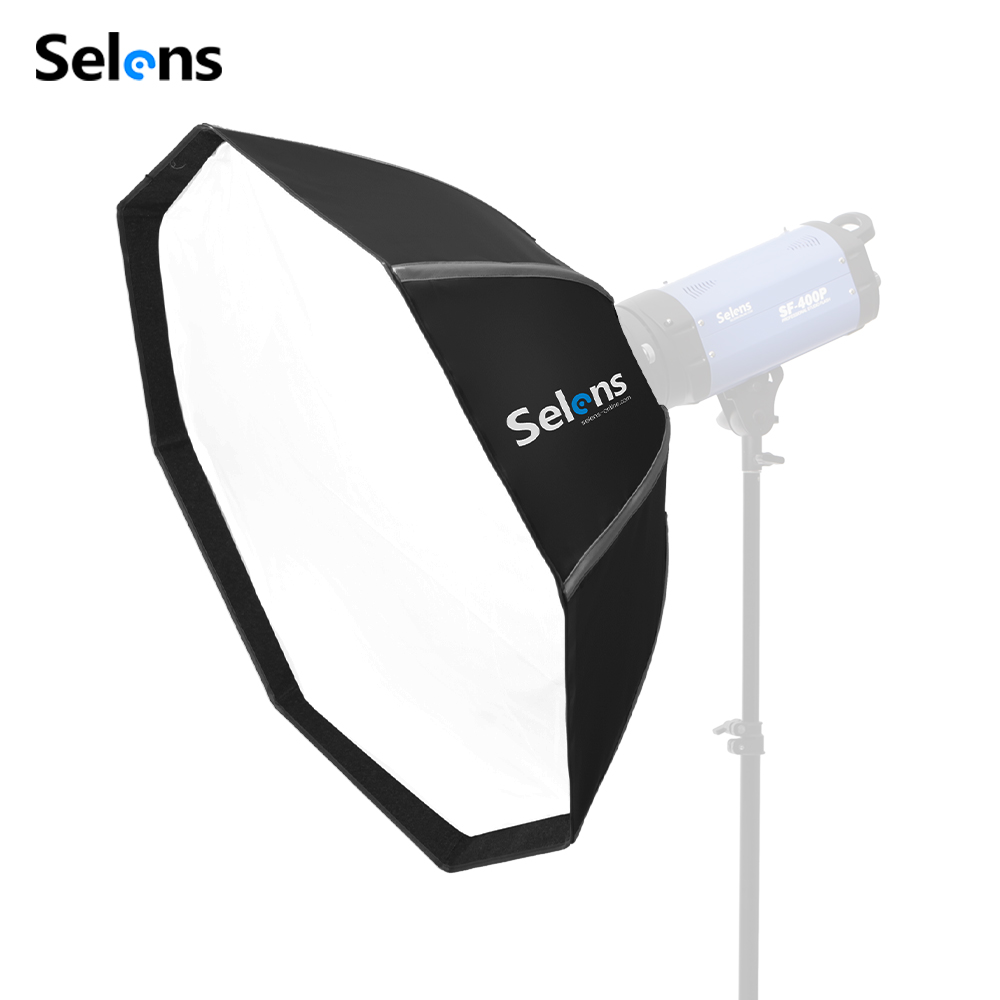 Selens 82/105cm Payung Softbox - Photography Studio Lighting Set Up ulasan dan harga