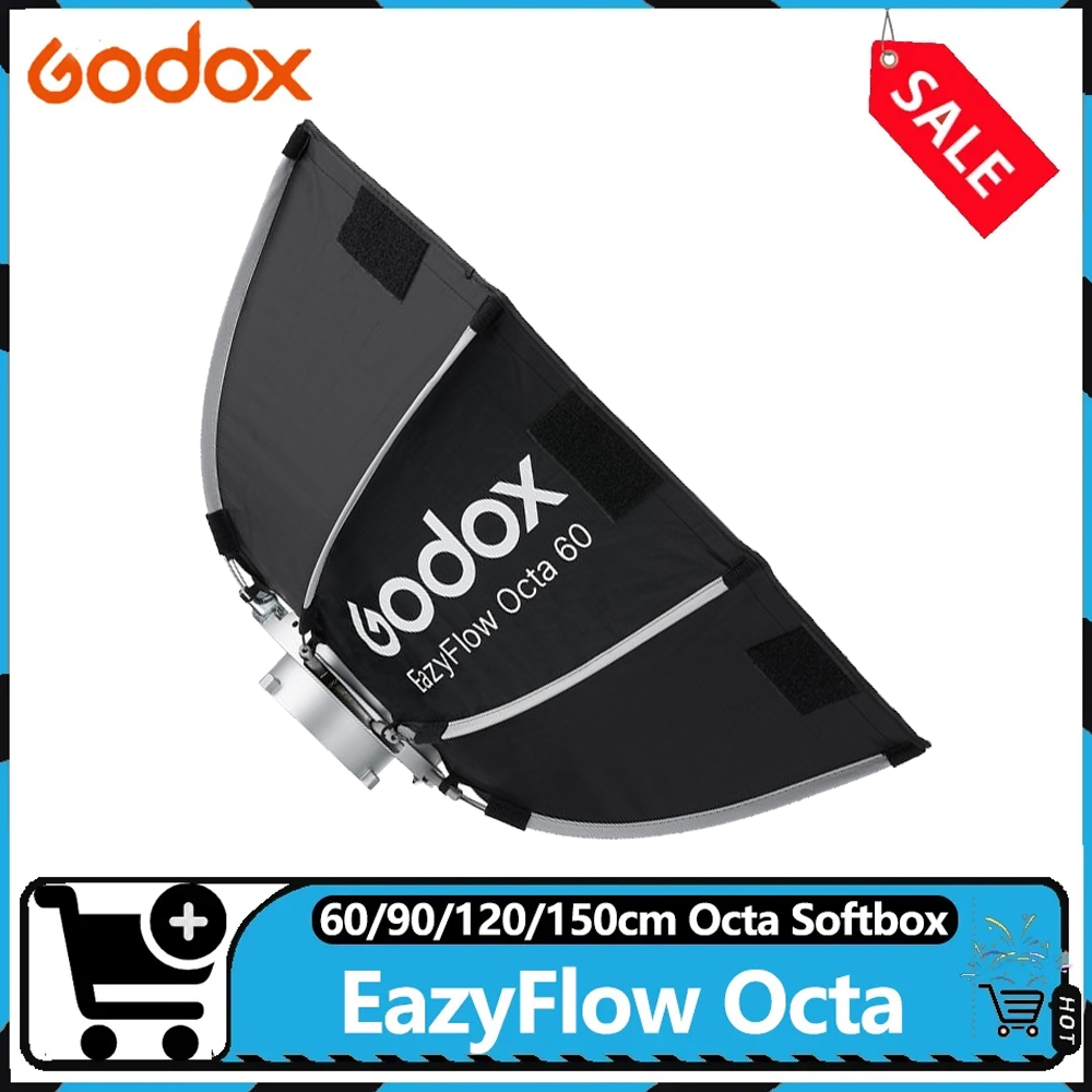 Godox EazyFlow Series Octa 60/ - Photography Studio Lighting Set Up ulasan dan harga