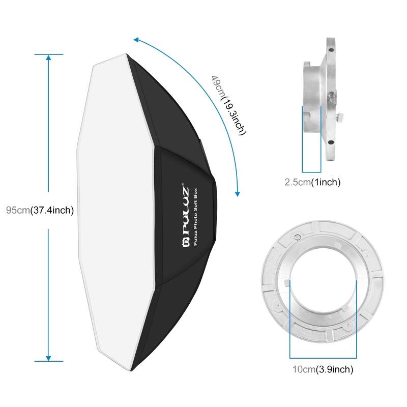 PULUZ Diffuser Fotografi, kota - Photography Lighting Softbox ulasan dan harga