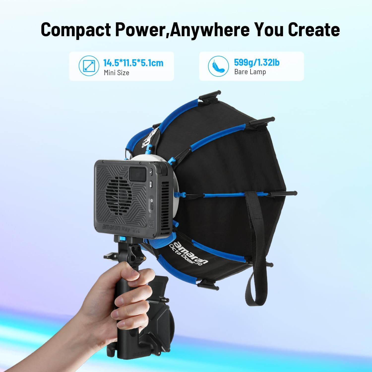 Lampu Video LED RGB 120W, Penc - Photography Lighting Softbox ulasan dan harga
