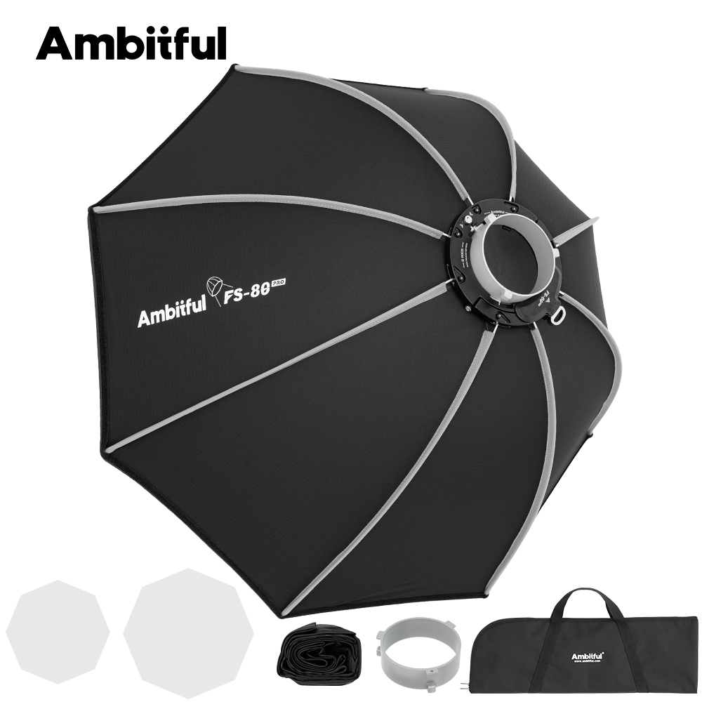 Ambitful FS80PRO Kotak Lampu F - Photography Studio Lighting Set Up ulasan dan harga