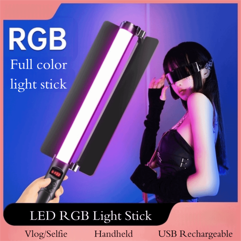 Lampu LED RGB Genggam Warna-wa - Photography Lighting Stick ulasan dan harga