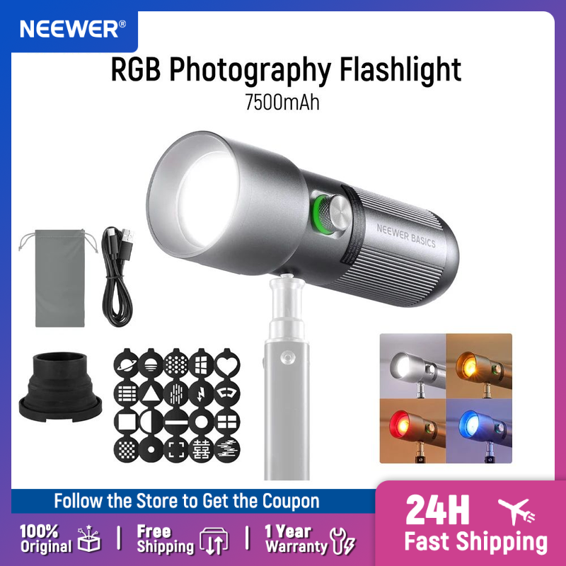 Senter Fotografi LED NEEWER BA - Photography Lighting Basics ulasan dan harga