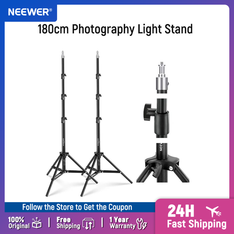 NEEWER Basics 6ft/180cm Penyan - Photography Lighting Basics ulasan dan harga