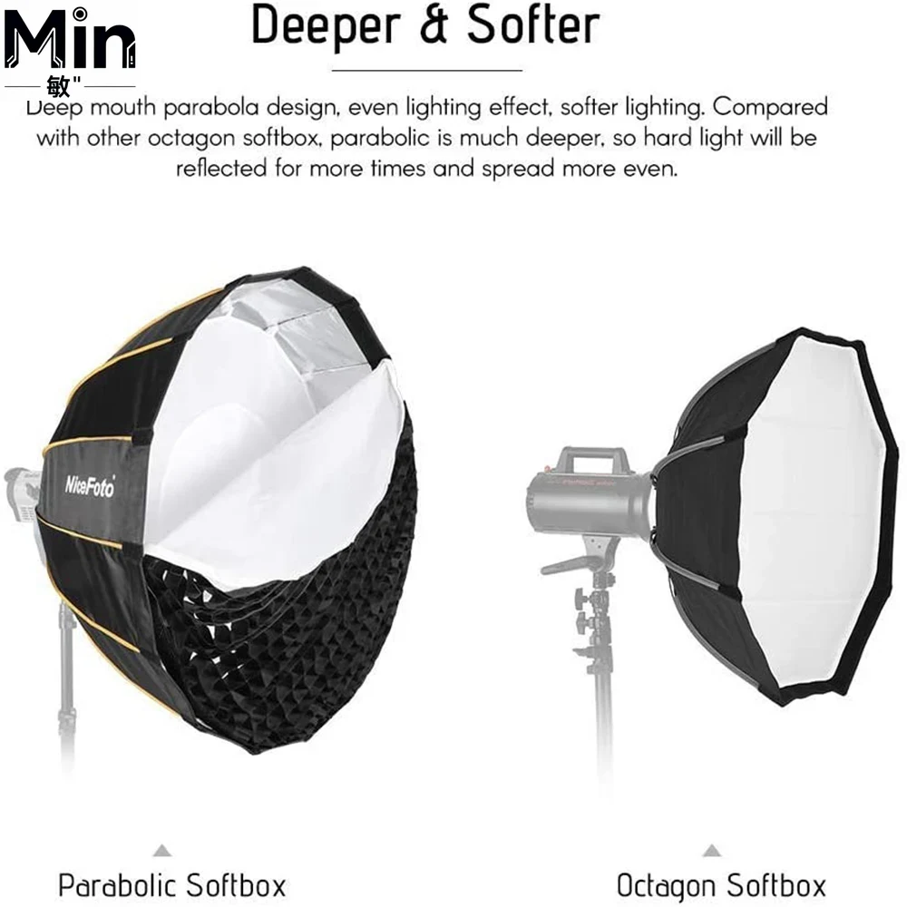 Softbox Payung Parabola Lipat  - Photography Studio Lighting Set Up ulasan dan harga