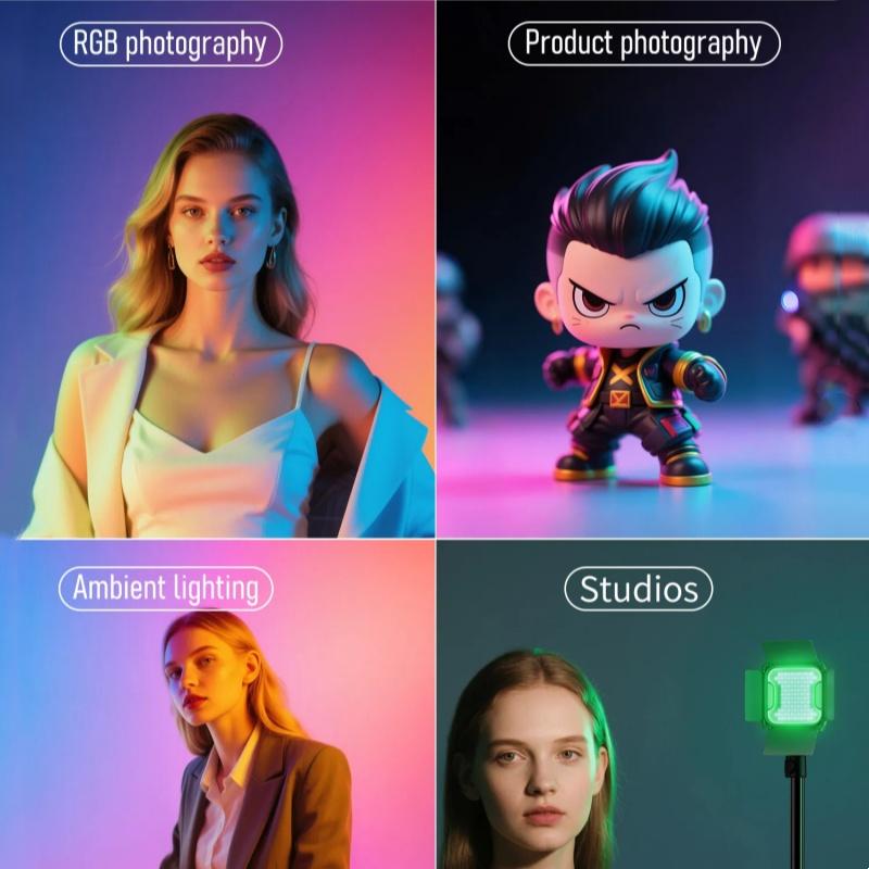 138LED Lampu LED RGB 30W denga - Photography And Videography Lighting ulasan dan harga