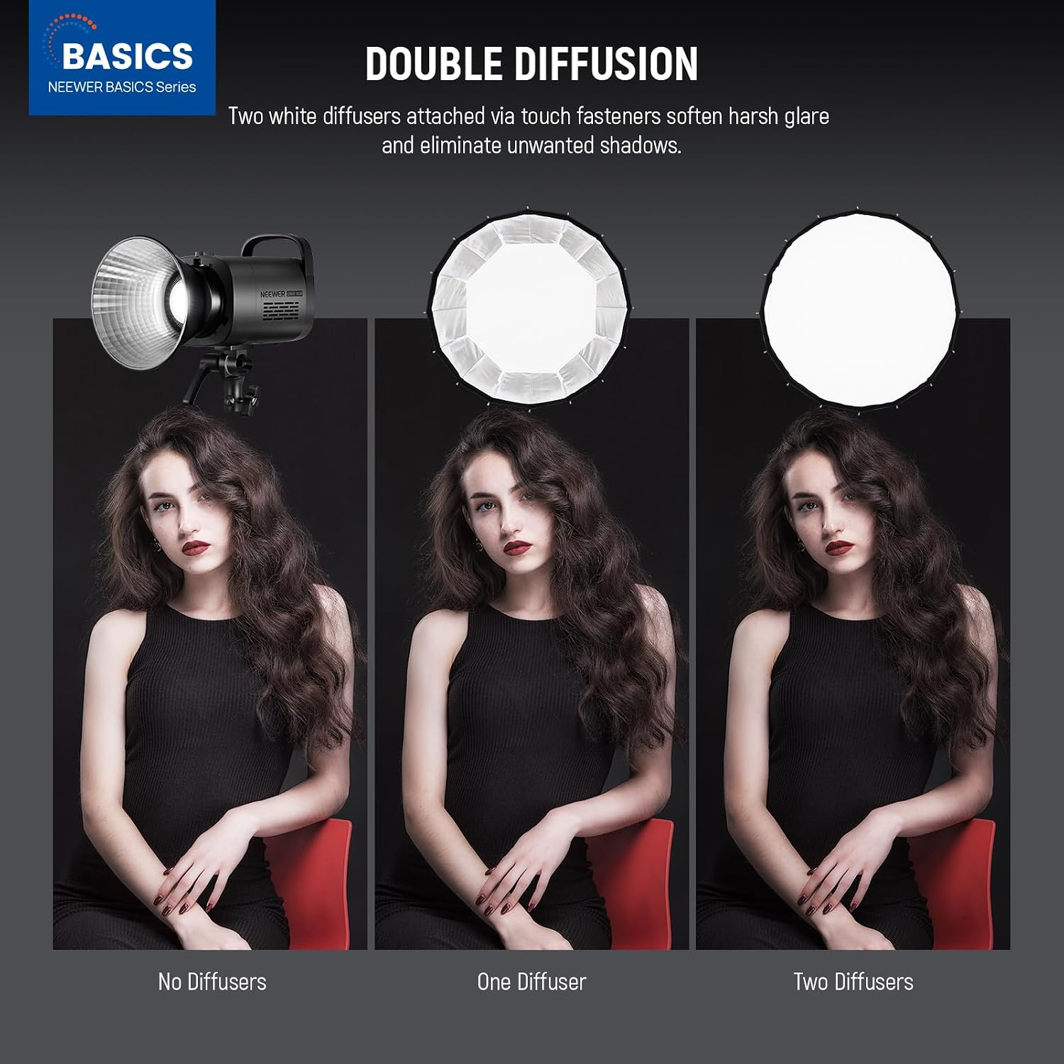 Softbox Parabola dengan Duduka - Photography Lighting Softbox ulasan dan harga