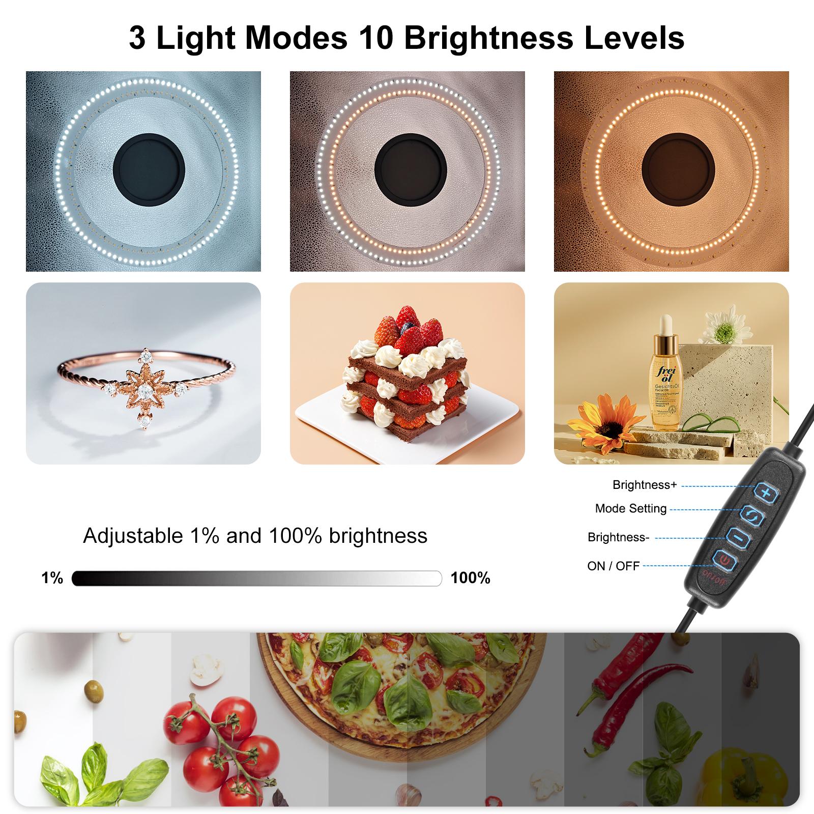 PULUZ Lampu Cincin Lipat Porta - Photography Types Of Lighting ulasan dan harga