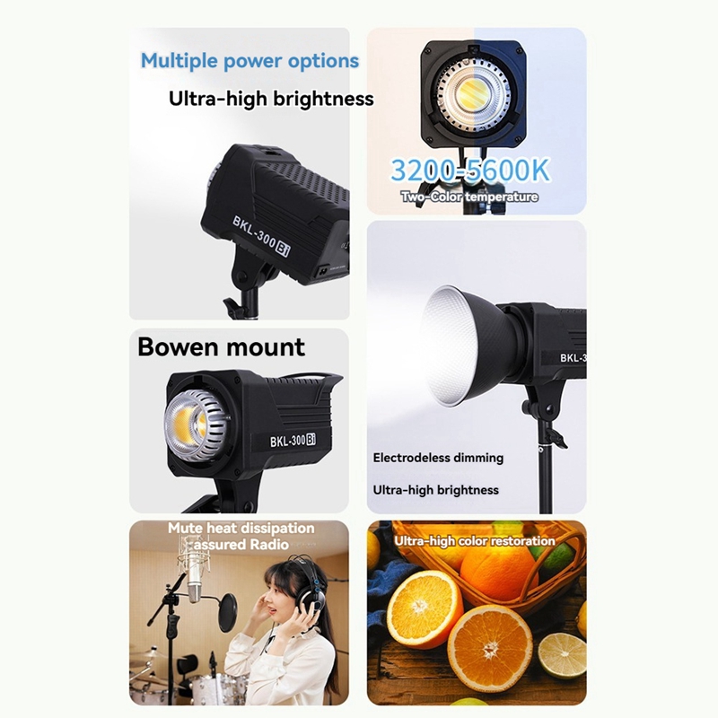 Lampu Video LED Bi 300W, Penca - Photography With Lighting ulasan dan harga