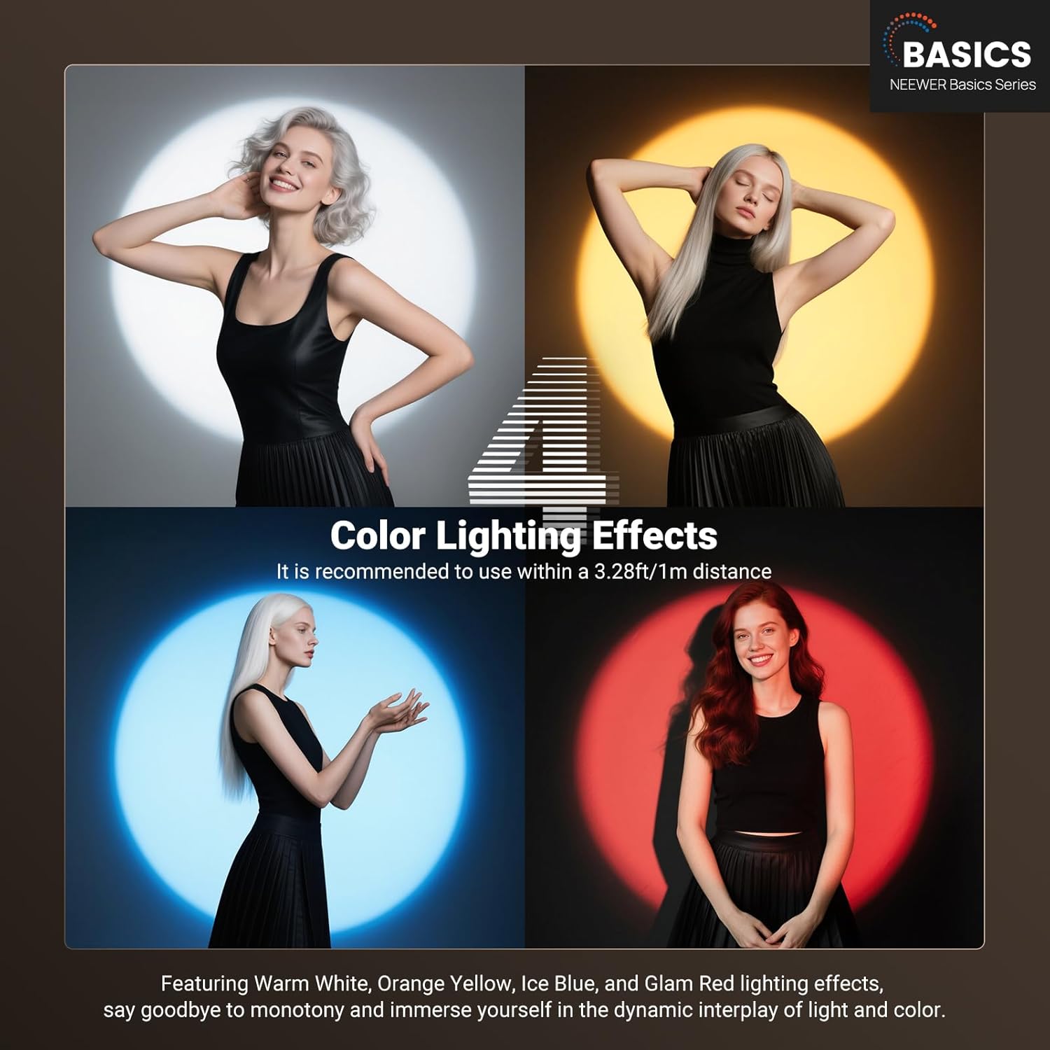 NEEWER Basics RGB Senter Fotog - Photography Lighting Basics ulasan dan harga