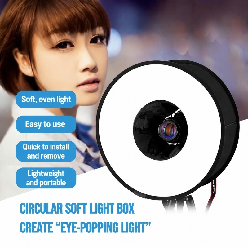 Softbox Lipat 45cm Tipe Univer - Photography Types Of Lighting ulasan dan harga