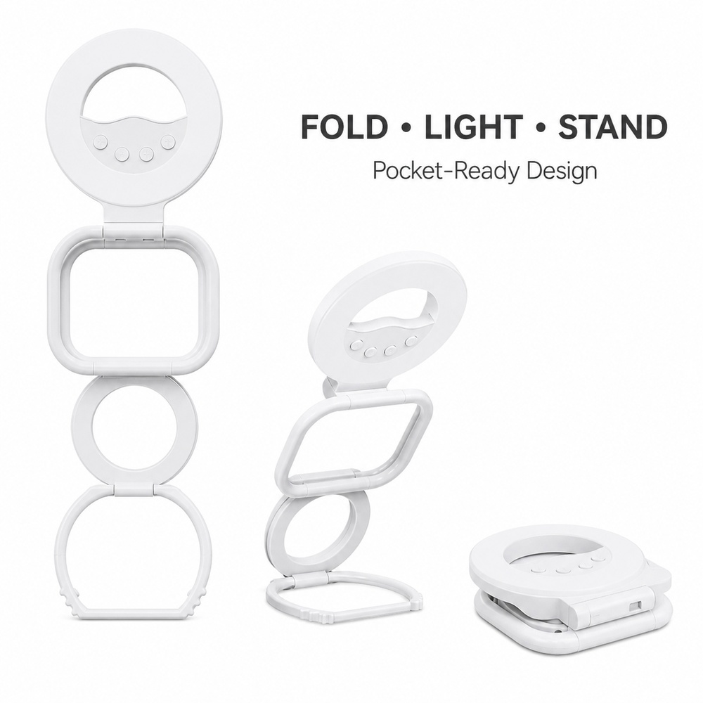 Statif Lampu Ponsel Magnetik L - Photography Lighting Color ulasan dan harga
