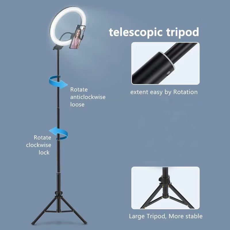 Lampu Ring LED 26 33CM dengan  - Photography Lighting Stick ulasan dan harga
