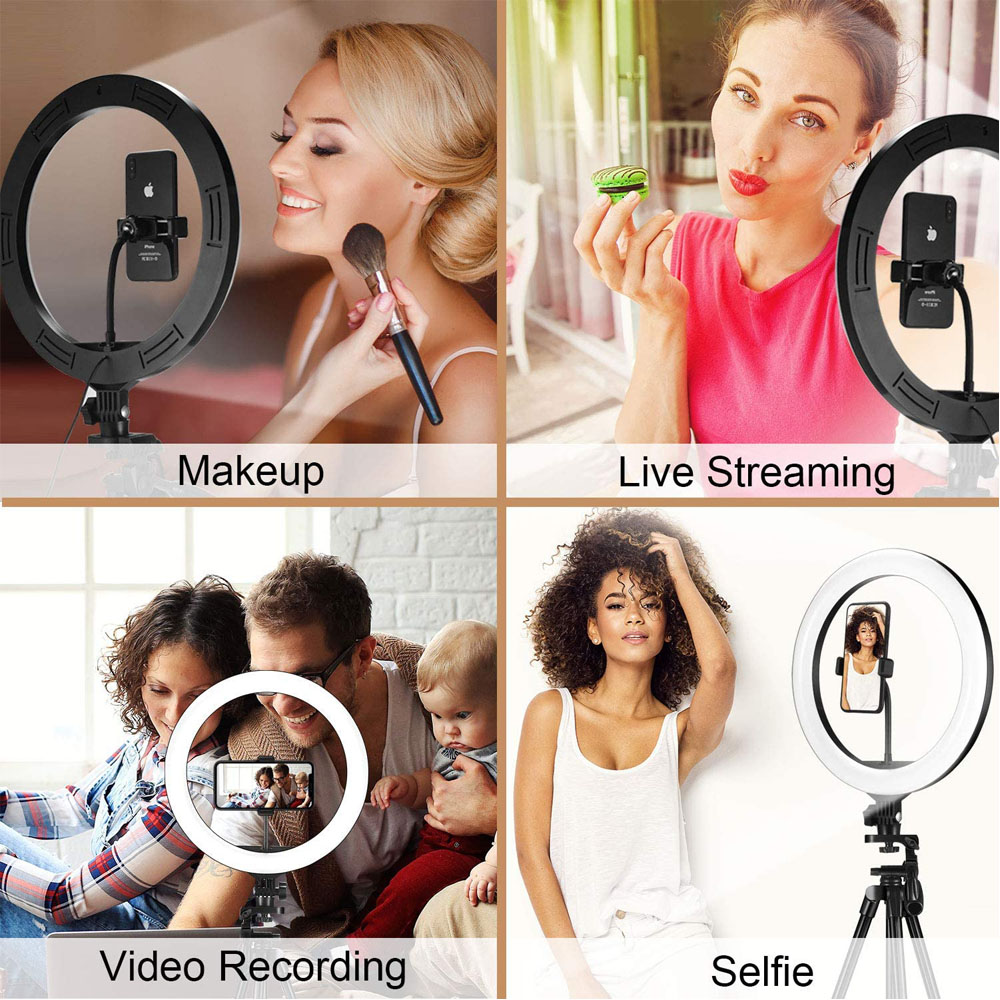 Lampu Ring LED 26 33CM dengan  - Photography Lighting Stick ulasan dan harga
