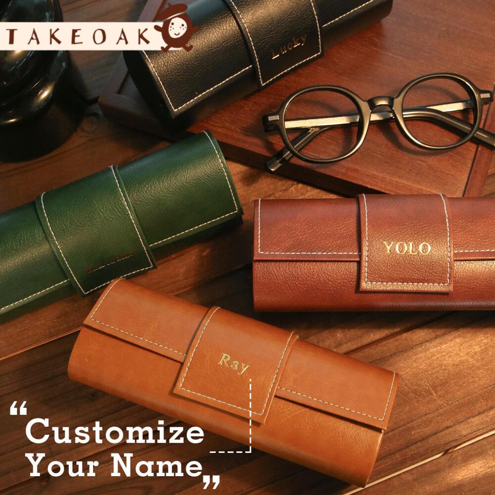 Kotak Kacamata Kulit Custom Na - Photography Lighting Name ulasan dan harga