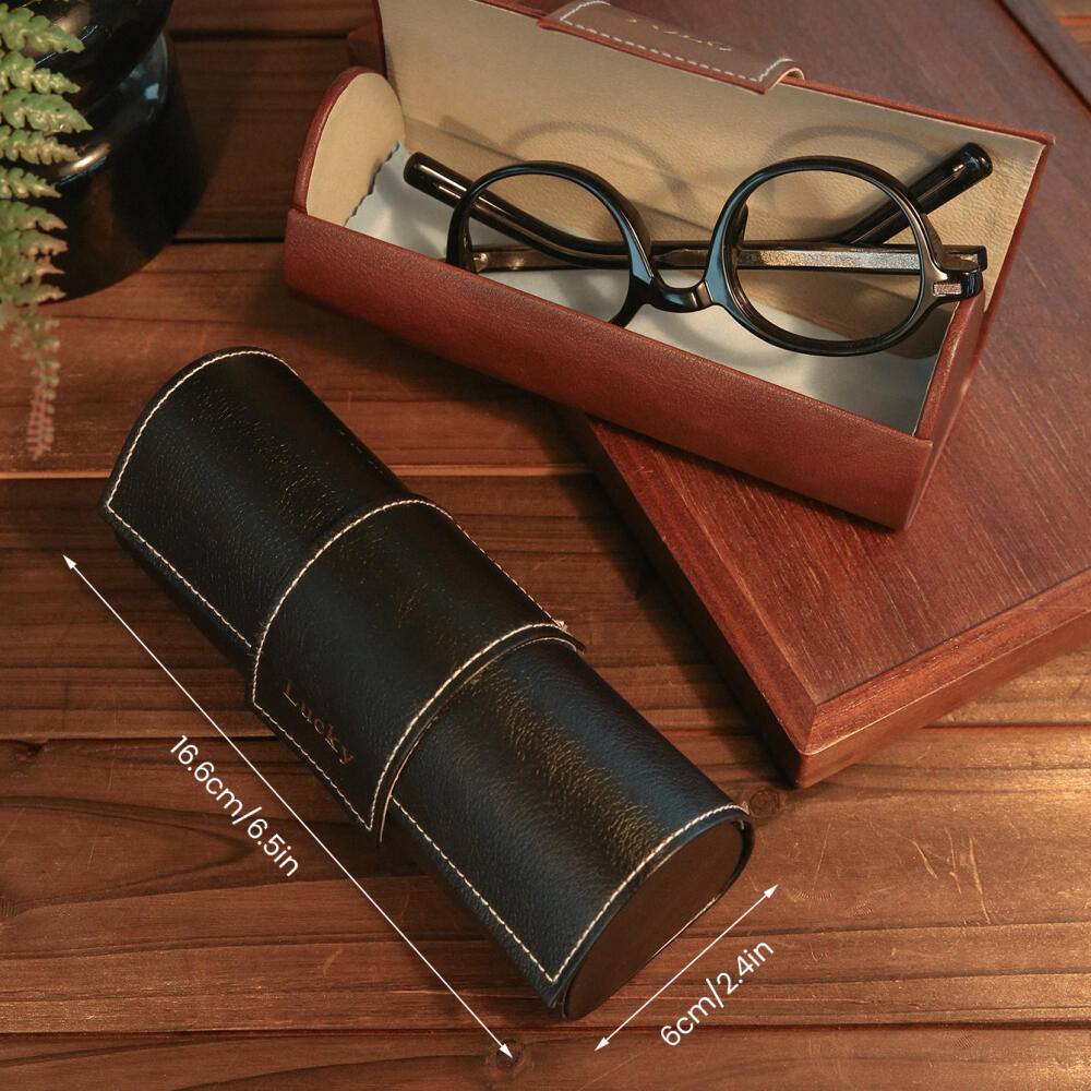 Kotak Kacamata Kulit Custom Na - Photography Lighting Name ulasan dan harga