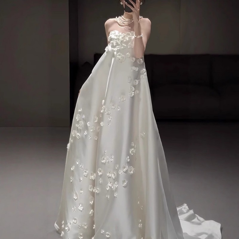 Gaun Pengantin Satin Tanpa Tal - Photography Lighting Basics ulasan dan harga
